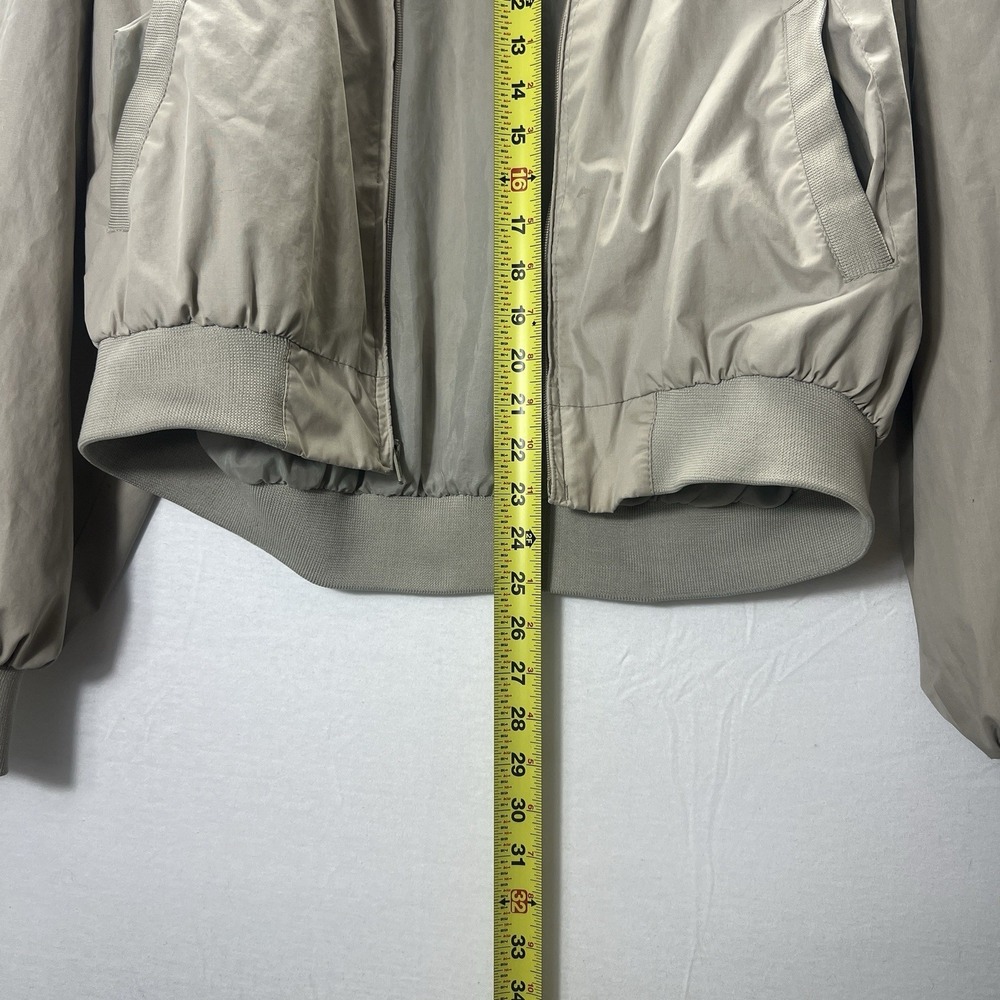 Vintage Members Only Tan Windbreaker Jacket Made in Korea 90s Mens 46 - Picture 5 of 8